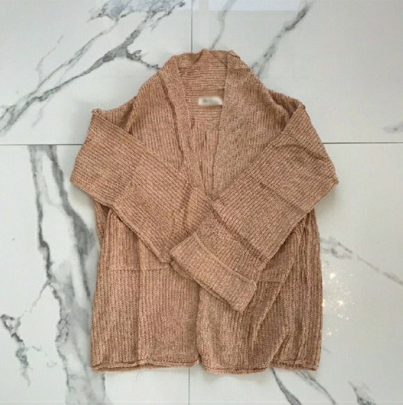 ❌Sold❌AMANDA Wide Cuff Cardi in Blush - Picture 4 of 6
